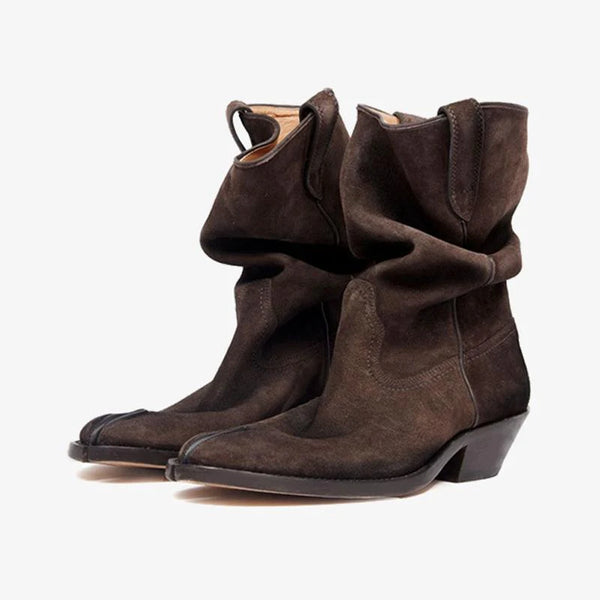 Cedar Brown Split-toe Western Boots