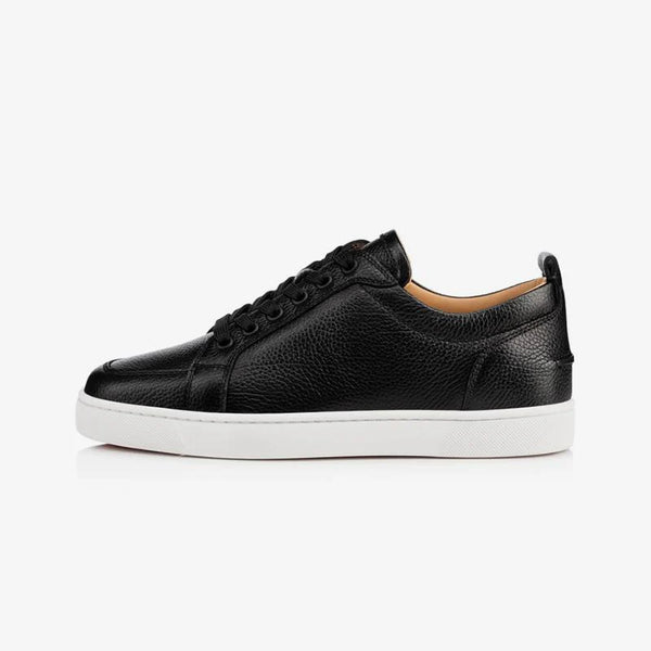 Round Toe Low Flat Sneakers Calf