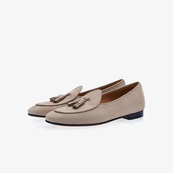 Tassel Loafers in Apricot