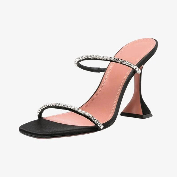 Square open toe Mules