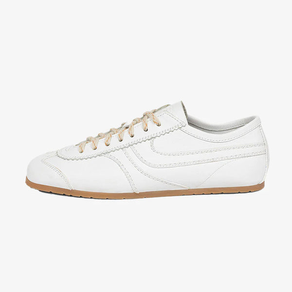 Classic White Leather Sneakers