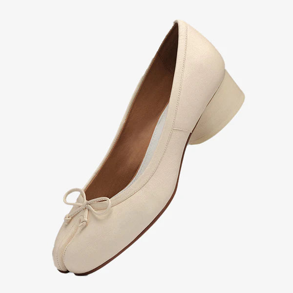 Split-toe Ballerinas in Soft Nappa Leather