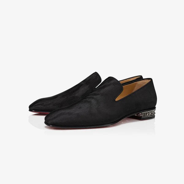 Spiked Heel Loafers Party Shoes
